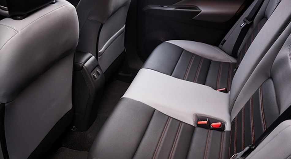 Nissan Kicks back seats interior